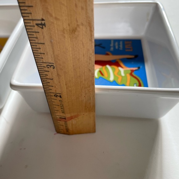 Vintage Set of 4 Latin dances Pottery Bran serving dishes Latin dances graphics. - Picture 10 of 13